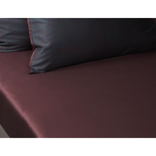 MOOOI Dodo Pavone Dark Red hoeslaken
