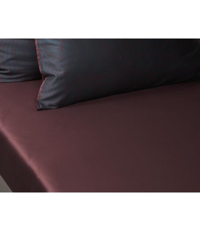 MOOOI Dodo Pavone Dark Red hoeslaken