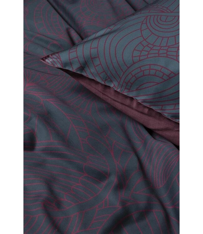 MOOOI Dodo Pavone Dark Red hoeslaken