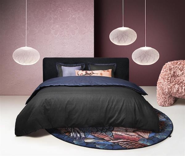 MOOOI Calligraphy Bird Blue dekbedovertrek