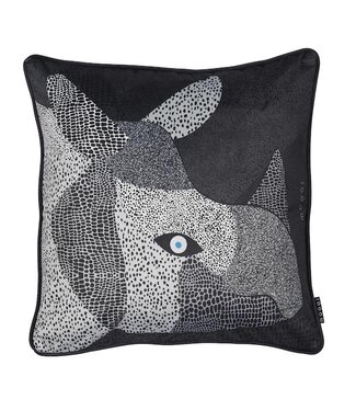 Moooi MOOOI Dwarf Rhino Sierkussen Black