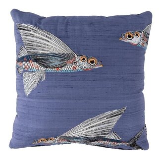 Moooi MOOOI Embroidered Flying Coral Fish Blue