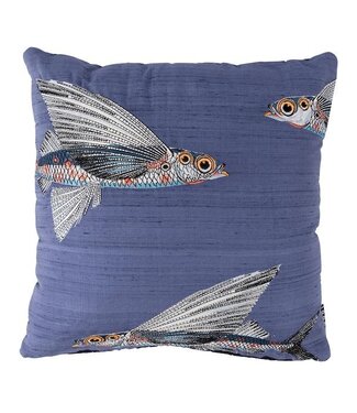 Moooi MOOOI Embroidered Flying Coral Fish Blue