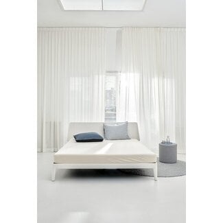Auping Organic Jersey Hoeslaken off white
