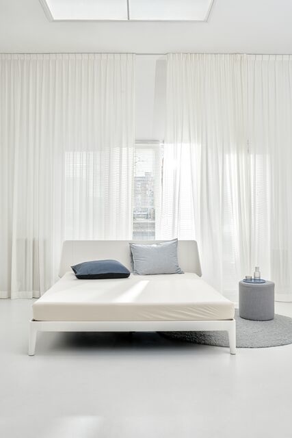 Auping Organic Jersey Hoeslaken off white