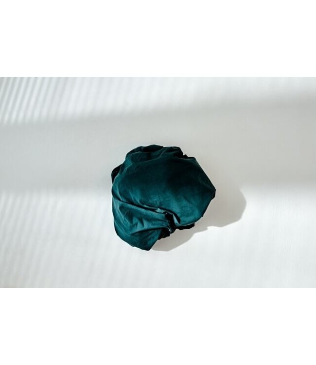 Auping Organic Jersey Hoeslaken Splittopper pine green