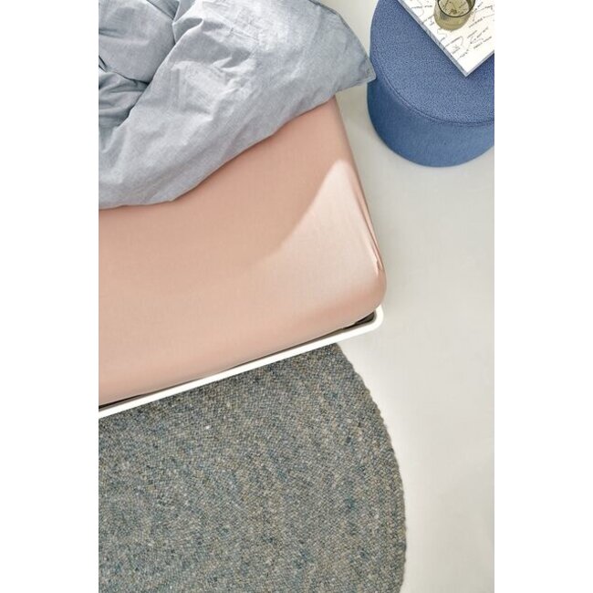 Auping Organic Jersey Hoeslaken Splittopper blush