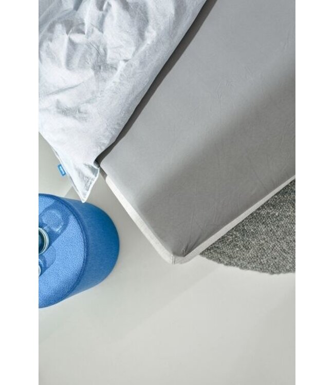 Auping Organic Jersey Hoeslaken Topper warm grey