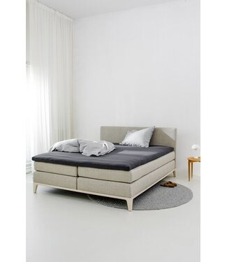 Auping Auping Organic Jersey Hoeslaken Topper anthracite