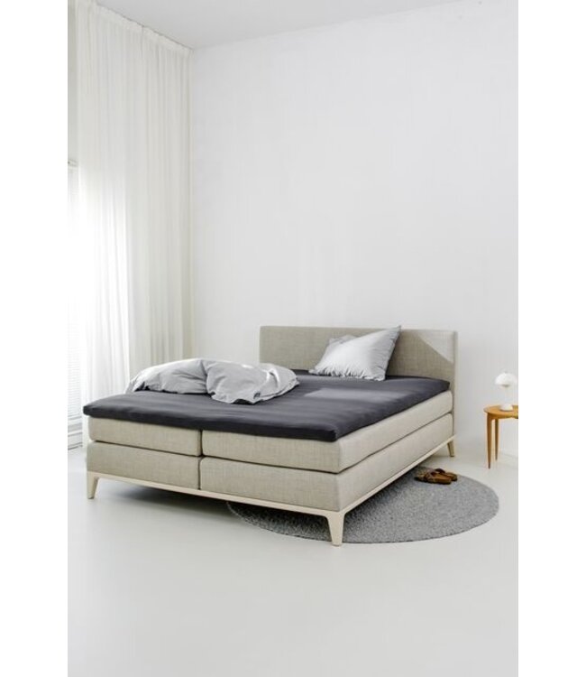 Auping Organic Jersey Hoeslaken Topper anthracite