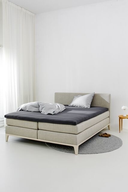 Auping Organic Jersey Hoeslaken Topper anthracite