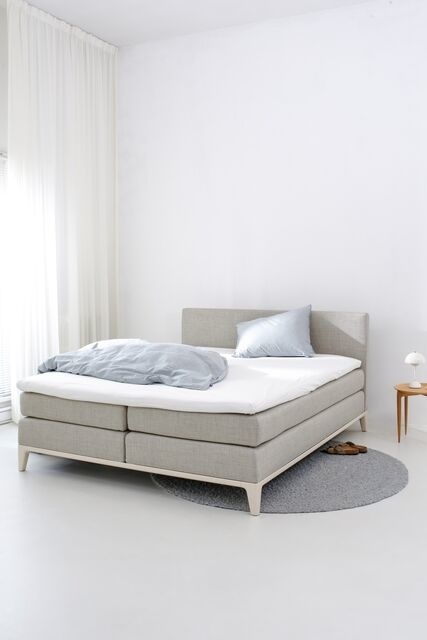 Auping Organic Jersey Hoeslaken Topper white