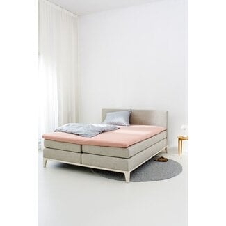 Auping Organic Jersey Hoeslaken Topper blush
