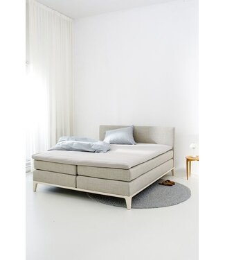 Auping Auping Organic Jersey Hoeslaken Topper taupe