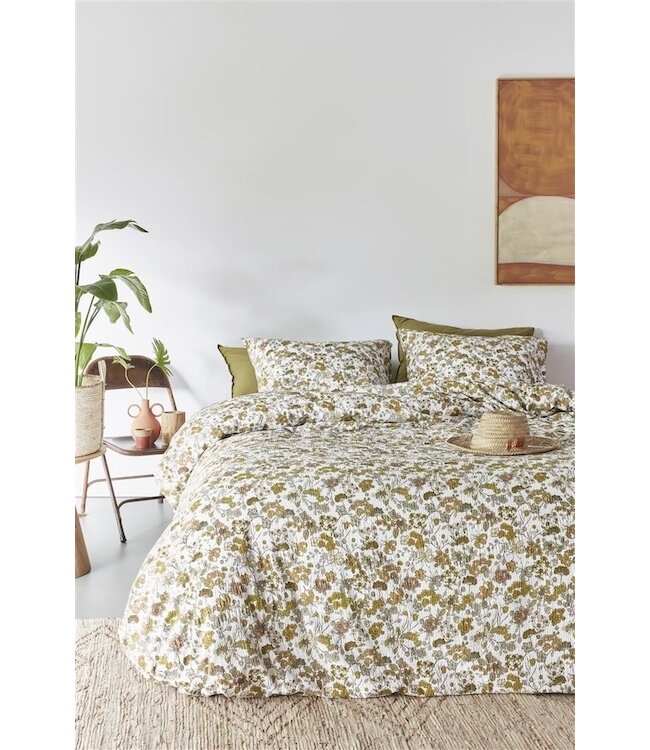 Beddinghouse Dekbedovertrek Tess Ochre