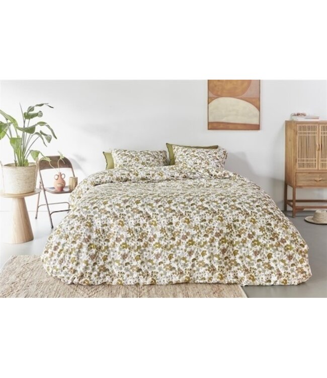 Beddinghouse Dekbedovertrek Tess Ochre