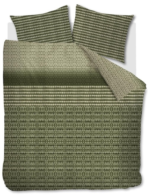 Beddinghouse Dekbedovertrek Yori Green