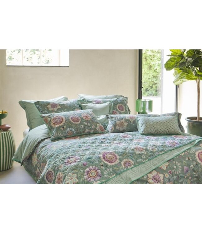 Pip Studio Dekbedovertrek Viva Las Flores Green