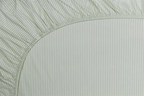 Pip Studio Hoeslaken Duo Stripe Green