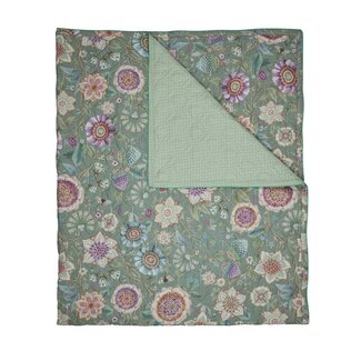 Pip Studio Pip Studio Viva Las Flores Quilt Green