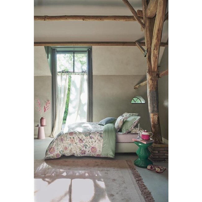 Pip Studio Dekbedovertrek Viva Las Flores White