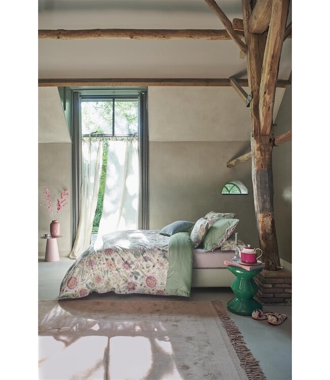 Pip Studio Dekbedovertrek Viva Las Flores White