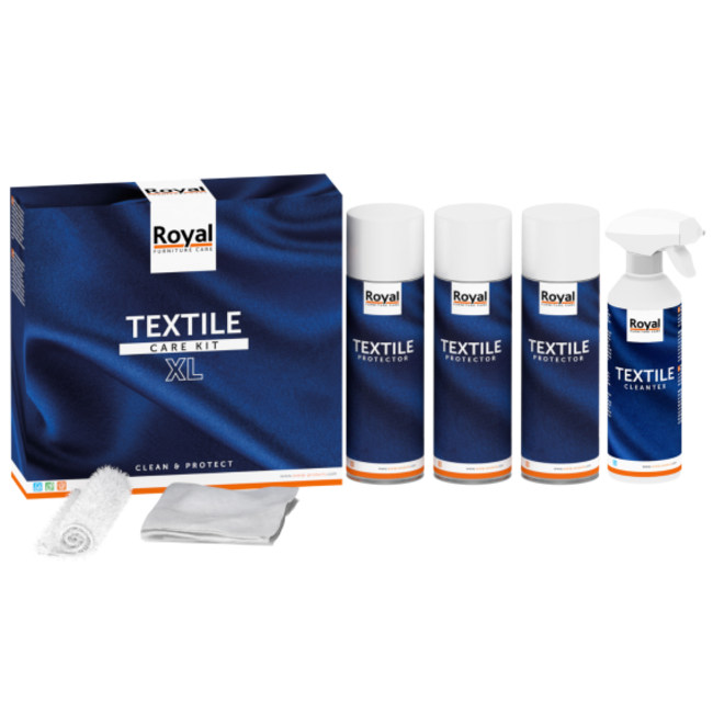 Oranje Furniture Care XL textiel bescherm en onderhoud set