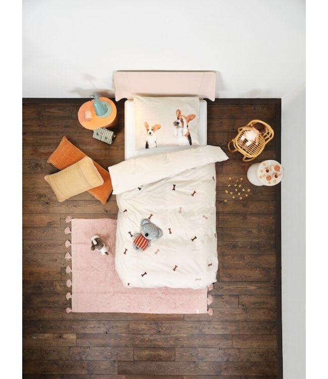 Snurk Beagle Friends Dekbedovertrek