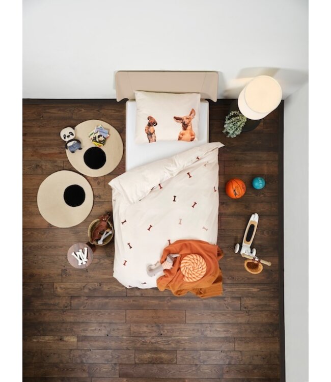 Snurk Dachshund Friends Dekbedovertrek