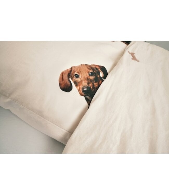 Snurk Dachshund Friends Dekbedovertrek