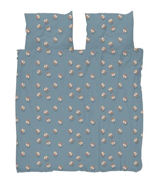 Snurk Snurk Hedgy Blue Dekbedovertrek