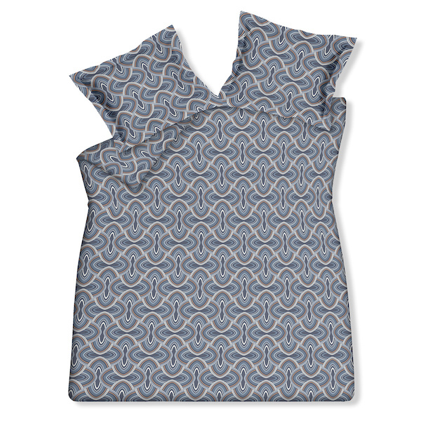 Vandyck bowing powder blue Dekbedovertrek