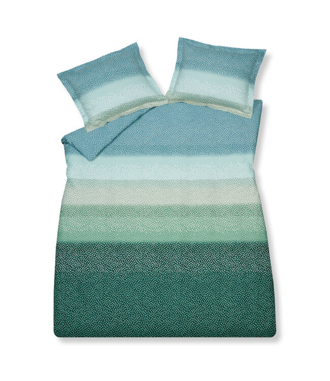 Vandyck drops pearl blue Dekbedovertrek