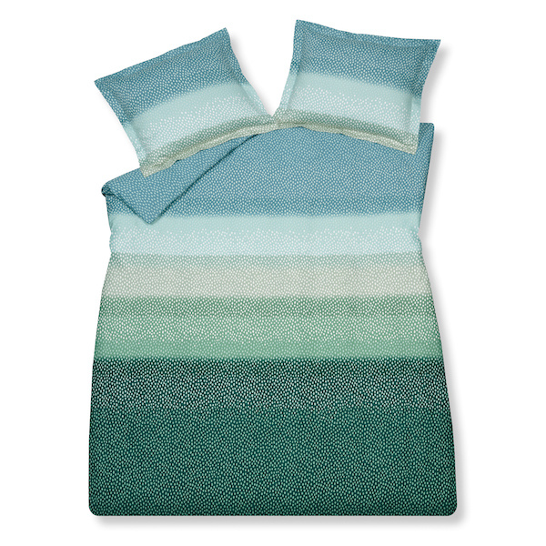 Vandyck drops pearl blue Dekbedovertrek