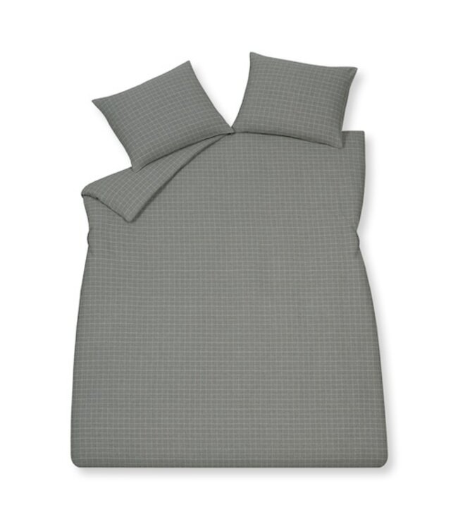 Vandyck flanel gotenburg grey Dekbedovertrek
