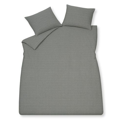 Vandyck flanel gotenburg grey Dekbedovertrek