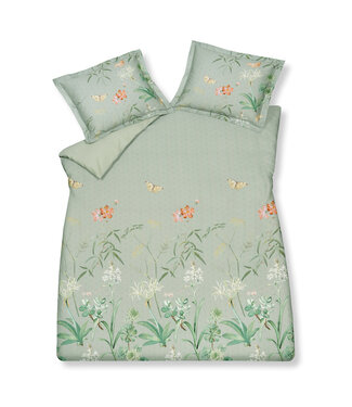 Vandyck Vandyck flower garden smoke green Dekbedovertrek