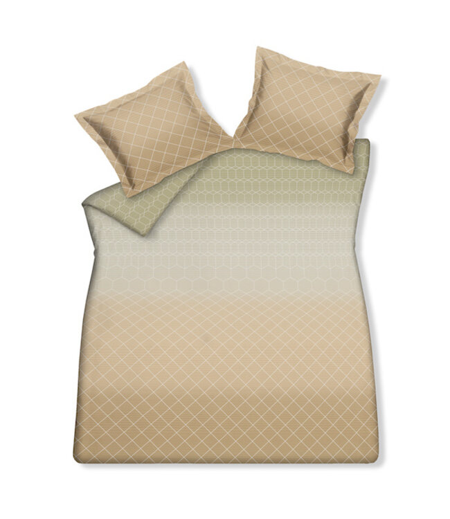 Vandyck gradient apricot blush Dekbedovertrek