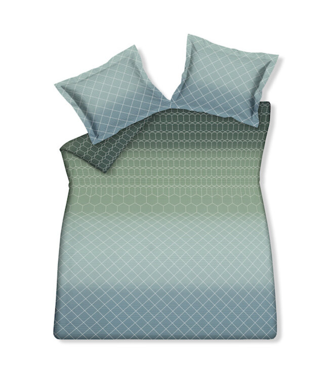 Vandyck gradient pearl blue Dekbedovertrek