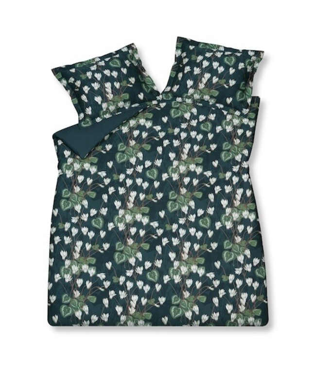 Vandyck green fever blue ink Dekbedovertrek