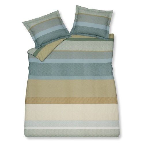 Vandyck green shoot smoke green Dekbedovertrek