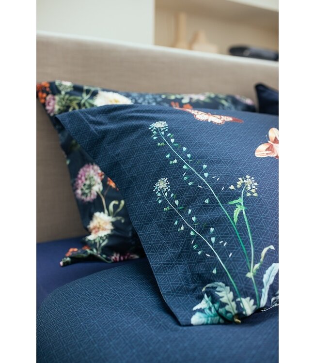 Vandyck happiness blue ink Dekbedovertrek