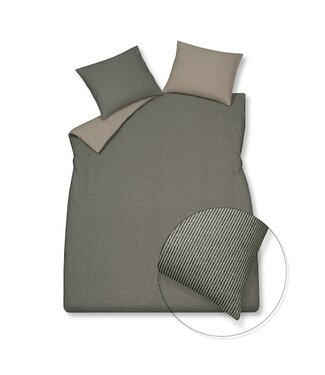Vandyck Vandyck home como flanel stripe multi Dekbedovertrek