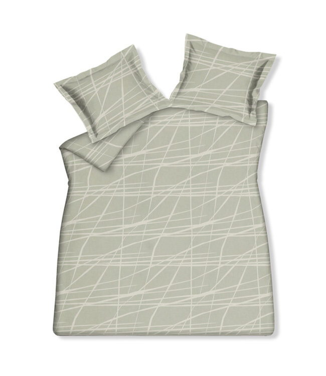 Vandyck meaningful smoke green Dekbedovertrek