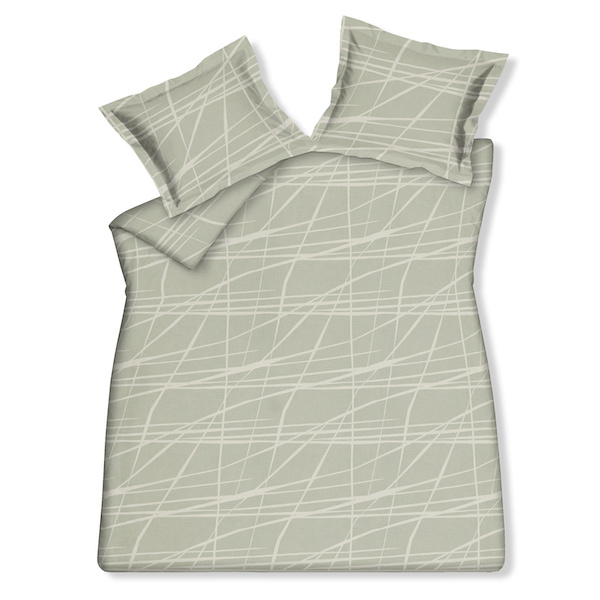 Vandyck meaningful smoke green Dekbedovertrek