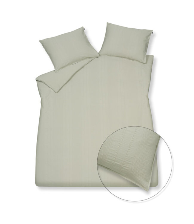 Vandyck pure 24 smoke green Dekbedovertrek