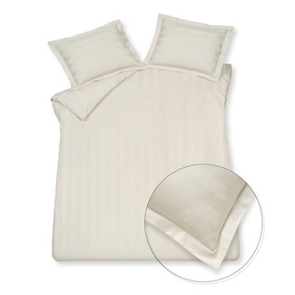 Vandyck Vandyck purity 86 stripe cream tan Dekbedovertrek