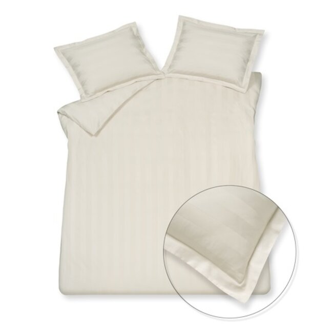 purity stripe, creme tan
