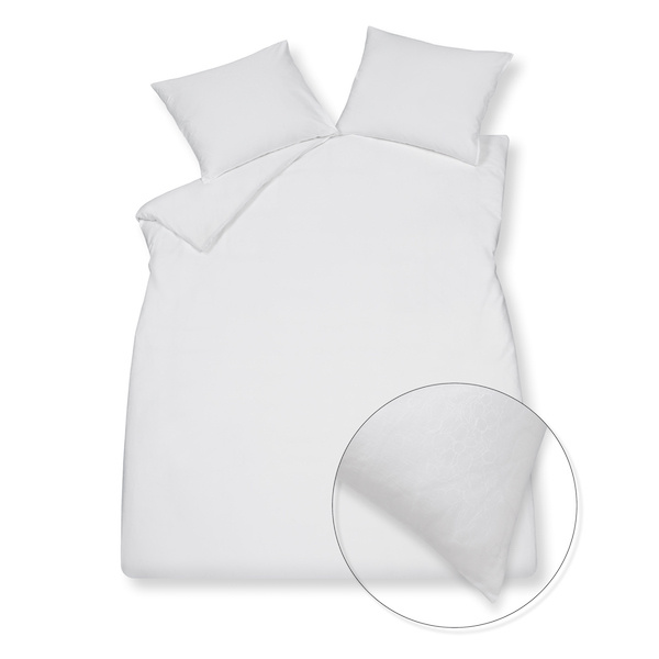 Vandyck purity bari white Dekbedovertrek