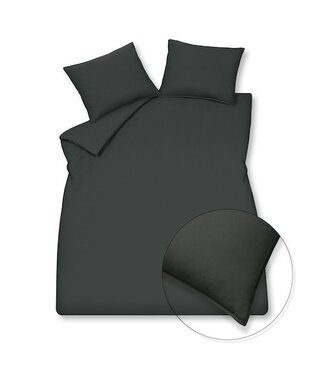 Vandyck Vandyck washed cotton off black Dekbedovertrek